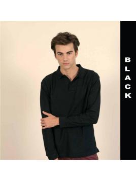 Polo męskie z długim rękawem JHK PORA 200 LS