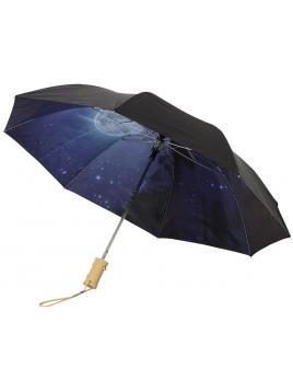 2-częściowy automatyczny parasol Clear Night Sky o średnicy 21"